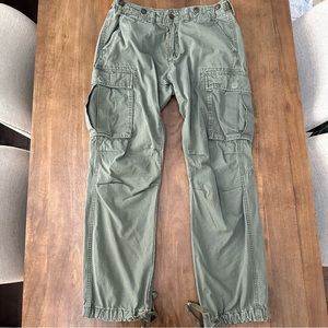 MNML Olive Cargo Pants for Men